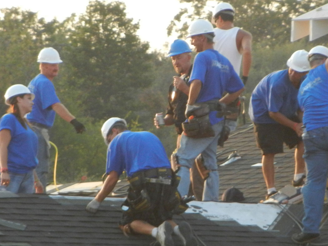 JWR Roofing on Extreme Makeover