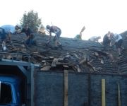 Re-Roofing in Progress